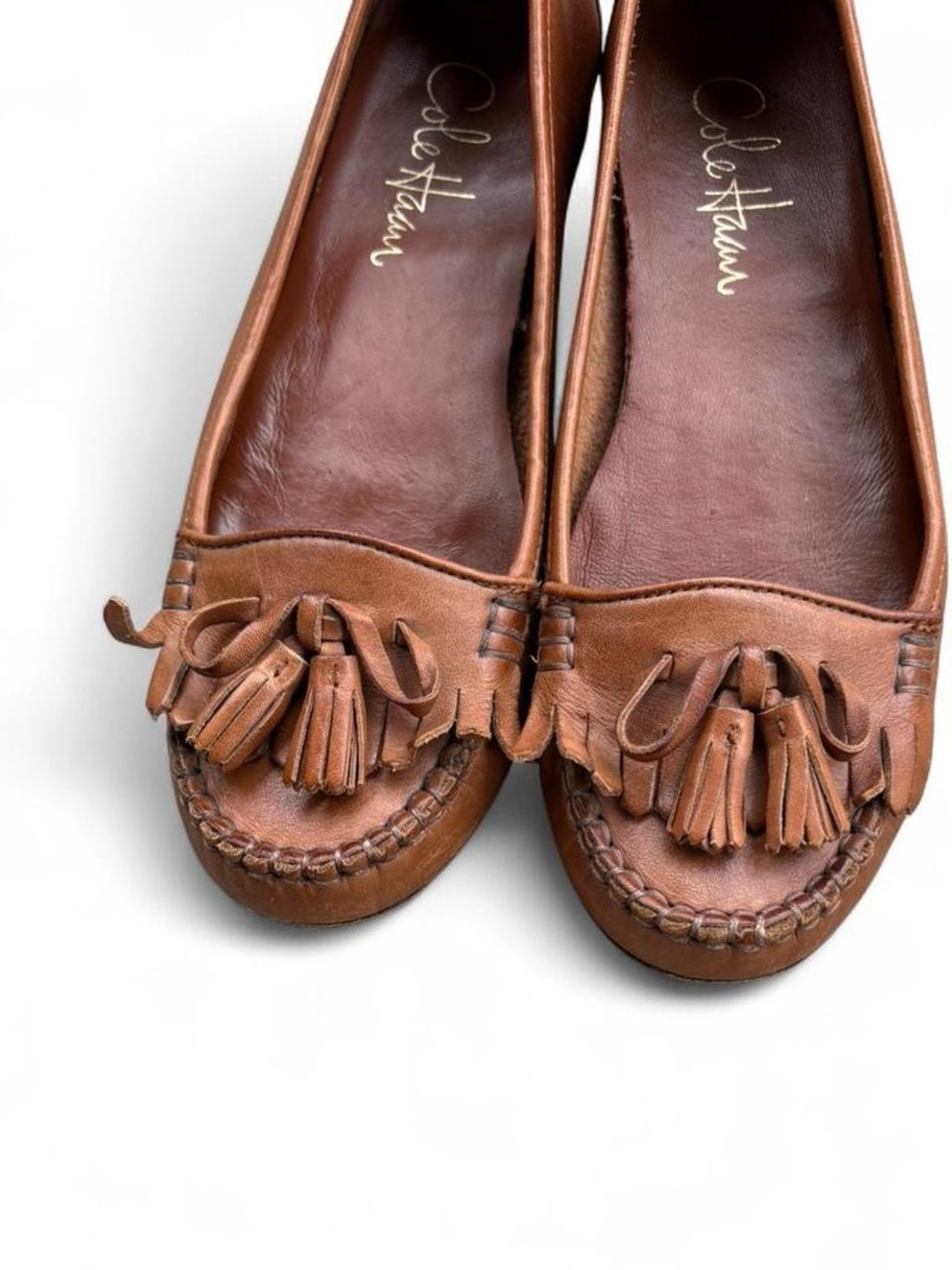 Vintage leather Cole Haan cute moccasins women’s 6 - Picture 2 of 7